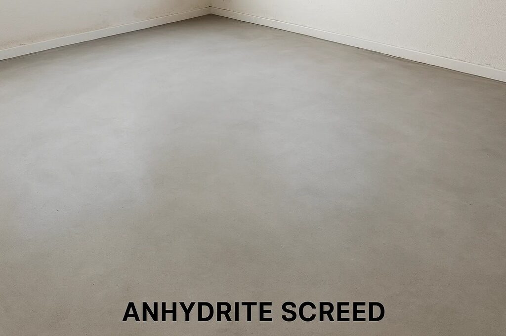 anhydrite screed dry quickly